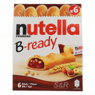 Nutella Ferrero B-Ready Chocolate Sticks 6pcs 